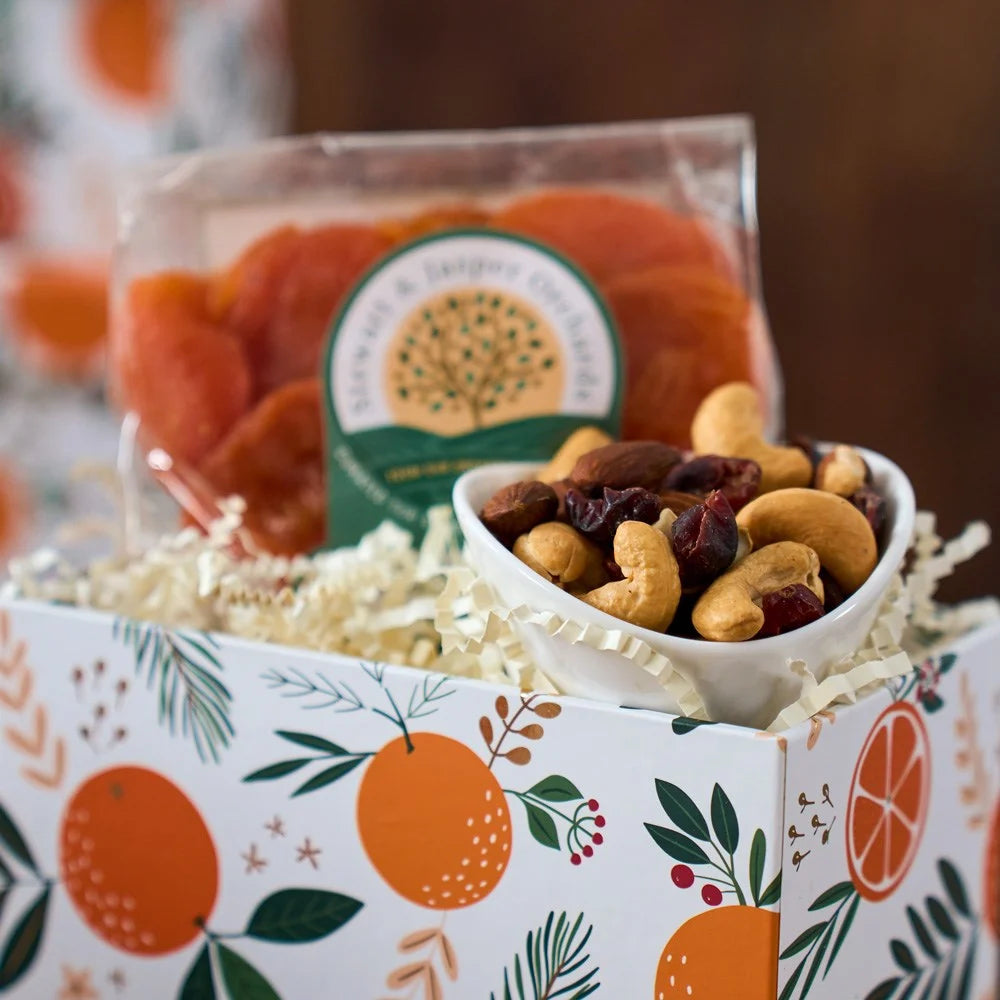 Cheese and Cracker Autumn Gift Tower